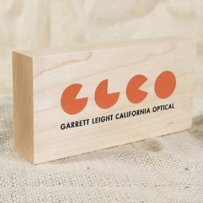 Custom Printed Wooden Display Block