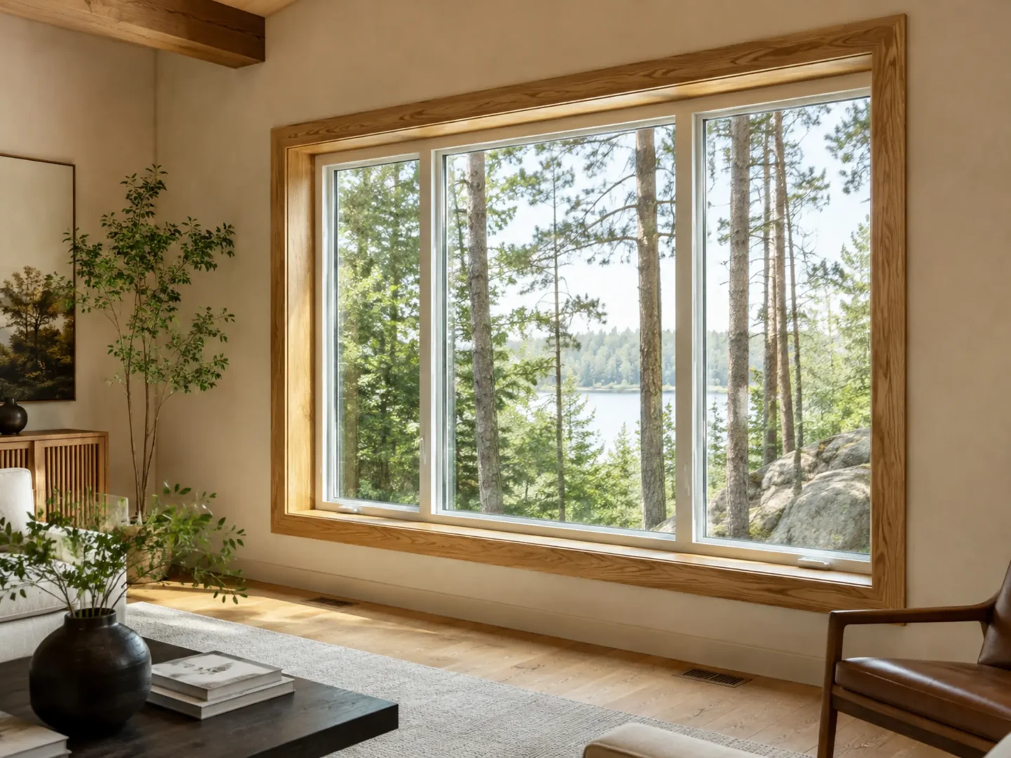 Installed Window Trim